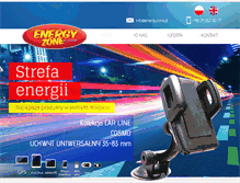 Tablet Screenshot of energyzone.pl